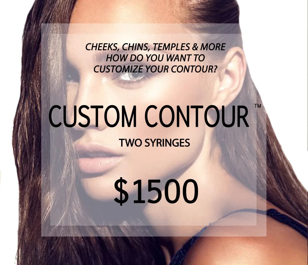 Custom Contour two syringes product graphic.