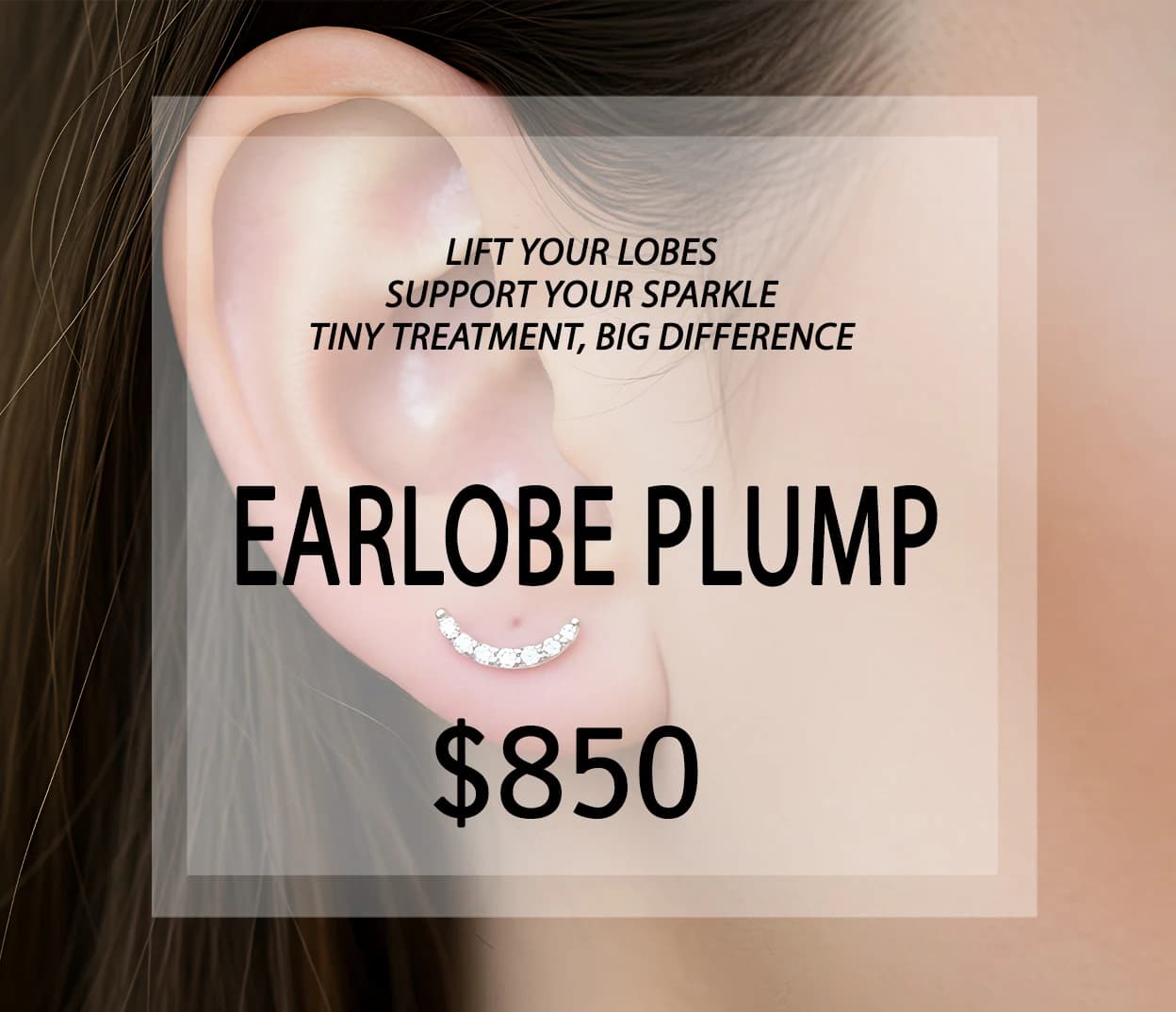Earlobe Plump filler product graphic.