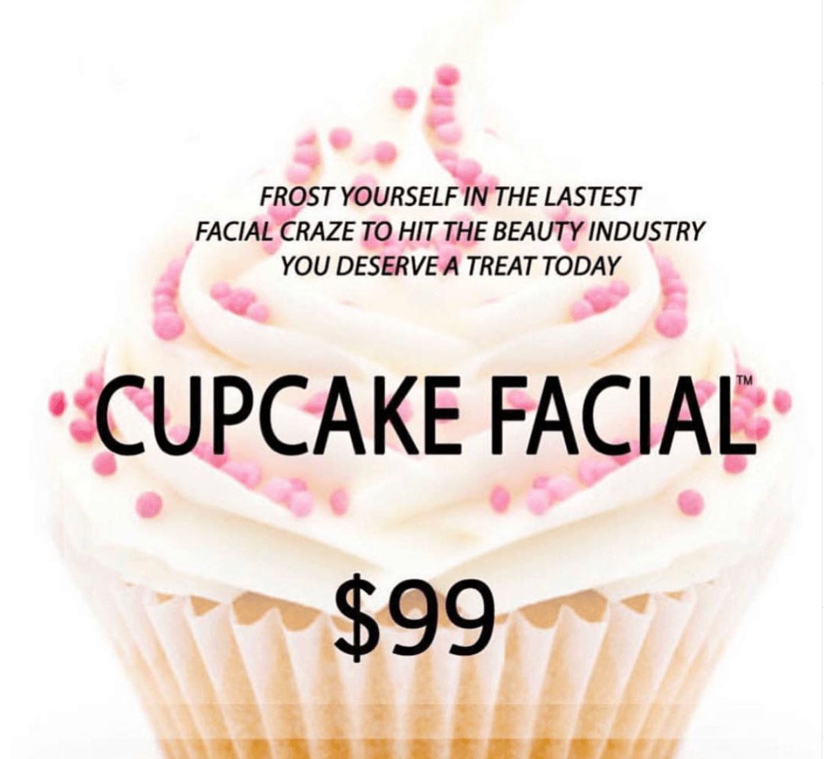 Cupcake Facial product graphic.