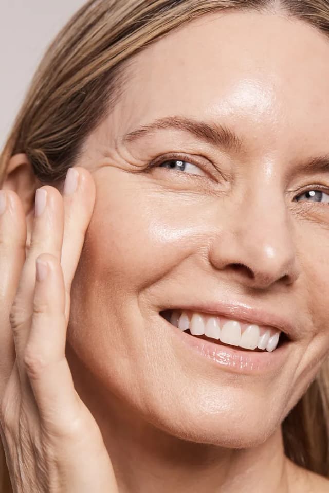Hydrafacial clinical image representing improved tone and texture.