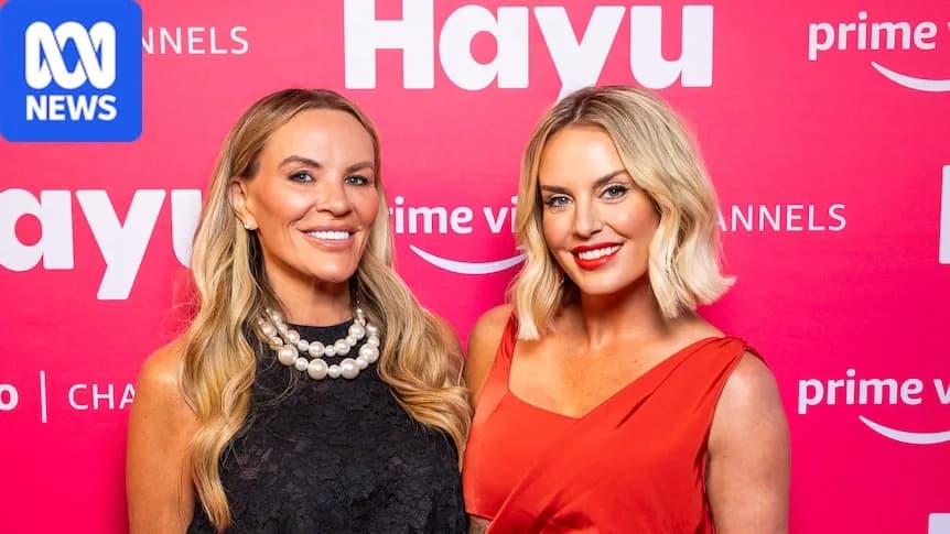 Heather Gay and Whitney Rose at a Hayu and Prime Video event, pictured in ABC News.