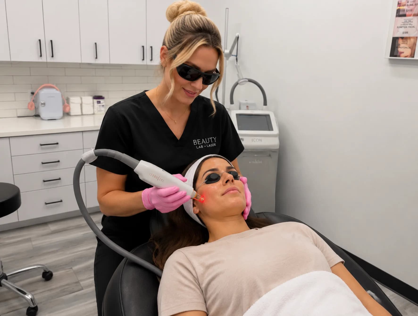 Frax Facial treatment media.